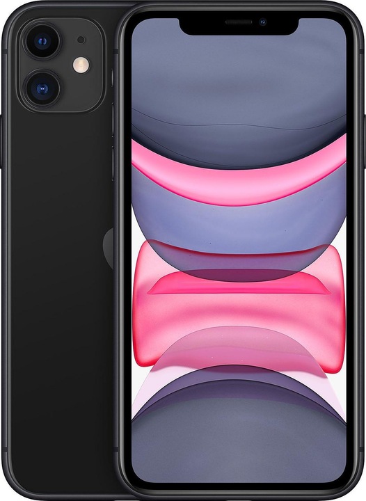 Immagine prodotto Re!commerce iPhone 11 (128 GB, Nero, 6.10", 12 Mpx, SIM + eSIM, B / Molto bene)