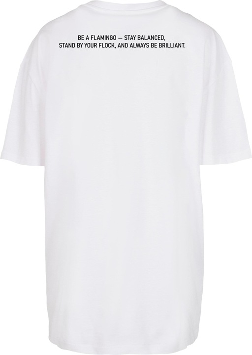 Actual product image Merchcode Ladies Flamingo Oversized Boyfriend Tee - 118467 (4XL)