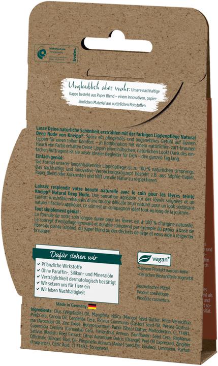 Produktbild Kneipp Farbige Lippenpflege Deep Nude (Lippenpflege getönt)
