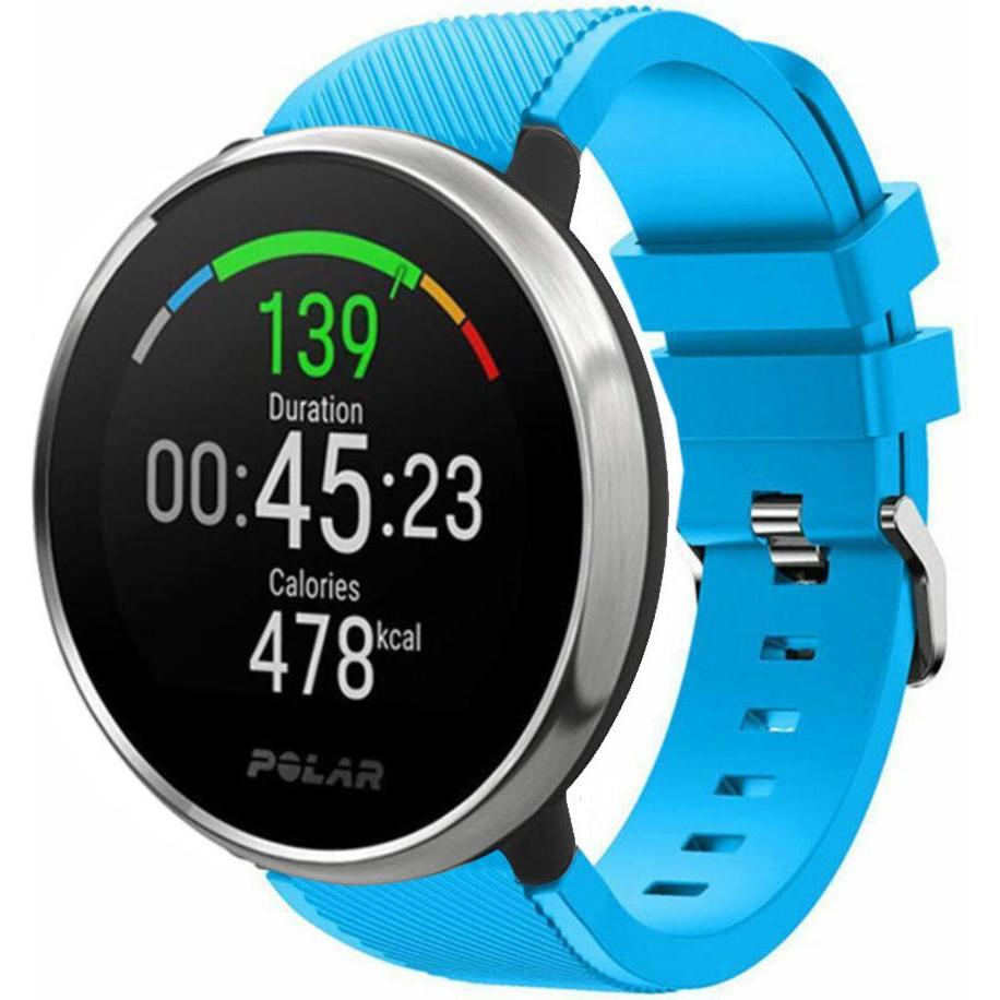 Strap-it Silikonarmband (Silikon, Ignite), Uhrenarmband, Blau
