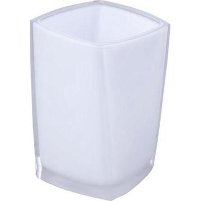 Domoletti, Tenda a rullo, BICCHIERE DA BAGNO BPO-2209-1C BIANCO (7.30 x 10.80 cm)