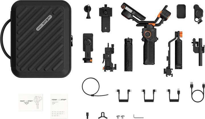 Hohem Camera & Phone Gimbal (Action camera, Compact camera, Single-lens reflex camera, Smartphone, 2.50 kg)