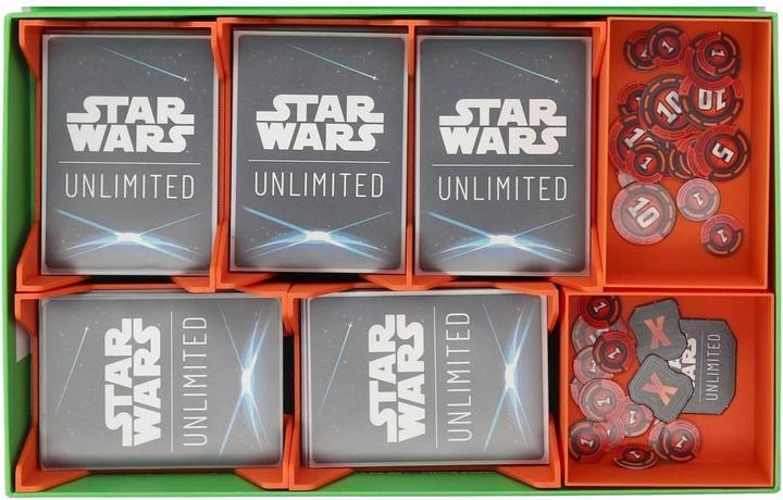 Produktbild Feldherr Magnetbox grün für Star Wars: Unlimited - 750 Karten Spielmaterial (Karton, Schaumstoff)