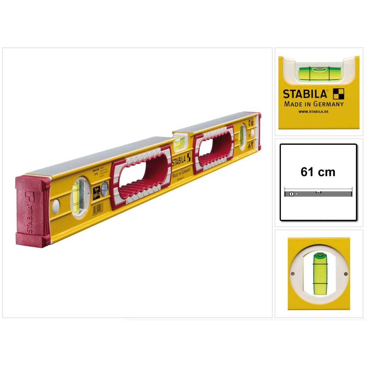 Thumbnail - Stabila, Wasserwaage, Wasserwaage Type 196-2 (61 cm)