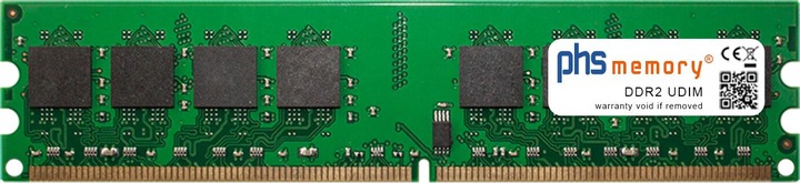 Actual product image PHS-memory 2GB RAM memory for Abit I-45CV DDR2 UDIMM 667MHz PC2-5300U (1 x 2GB)