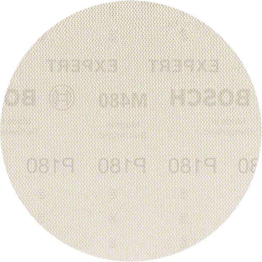Bosch Professional Zubehör, Schleifmittel, EXPERT M480 Schleifnetz für Exzenterschleifer, 150 mm, G 180, 5 Stück (180)