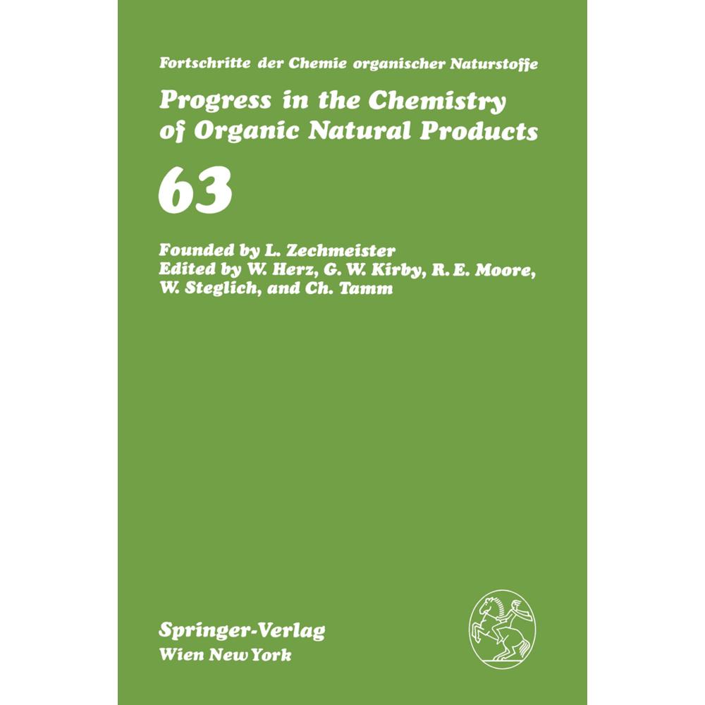 Fortschritte der Chemie organischer Naturstoffe / Progress in the Chemistry of Organic Natural Produ, Fachbücher