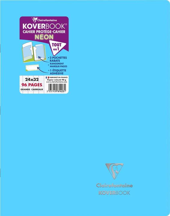Immagine prodotto Clairefontaine Koverbook (24 x 33 cm, Quadretti, Copertina morbida)