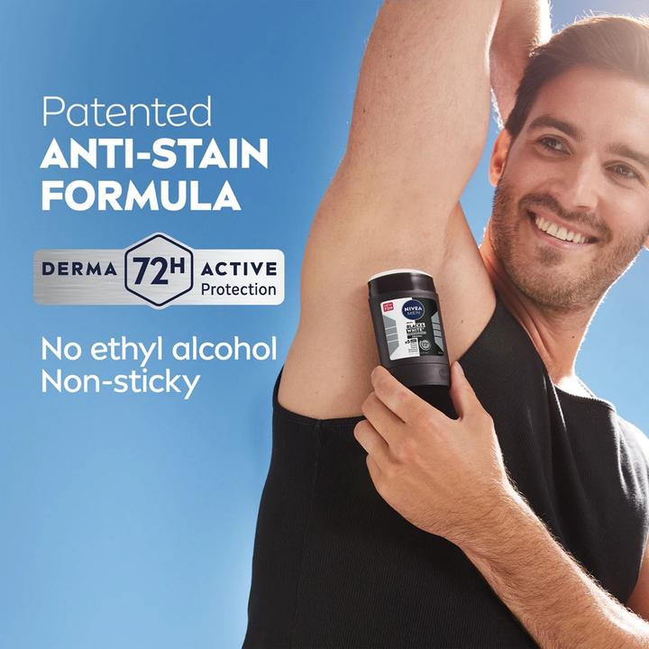 Produktbild NIVEA Solid antiperspirantack & White Invisible Original 50 ml (Stick)