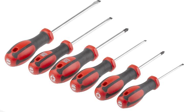 Produktbild RS PRO 6 Pc C-PLUS SDr Set - Slotted/Pozidriv (Pozidriv-Kreuzschlitz (PZ))