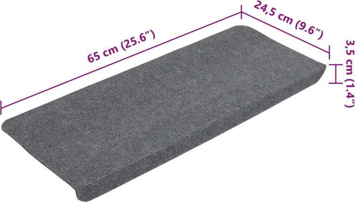 Immagine prodotto vidaXL Stufenmatte (65 x 24.50 cm)
