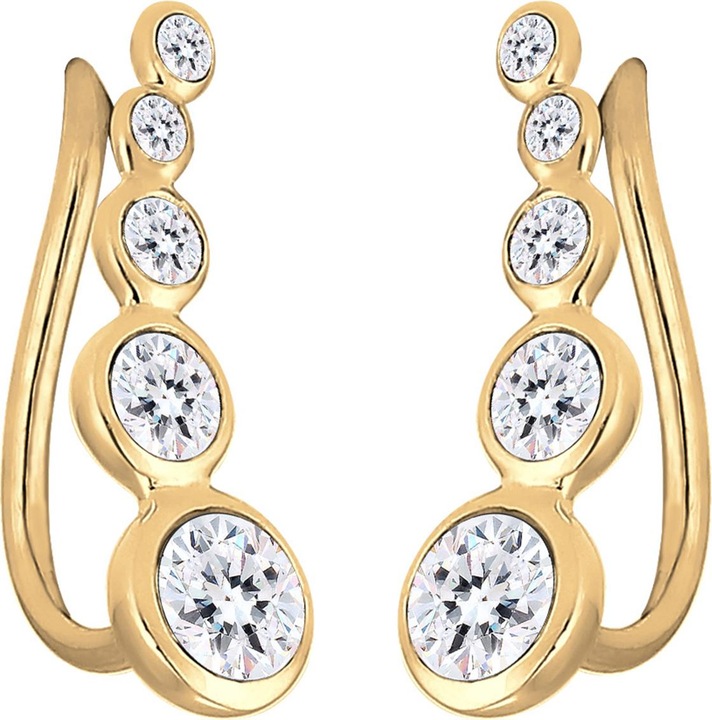 Produktbild Elli Ear Climber (Glaskristall, Gummiband, 925 Sterling Silber)