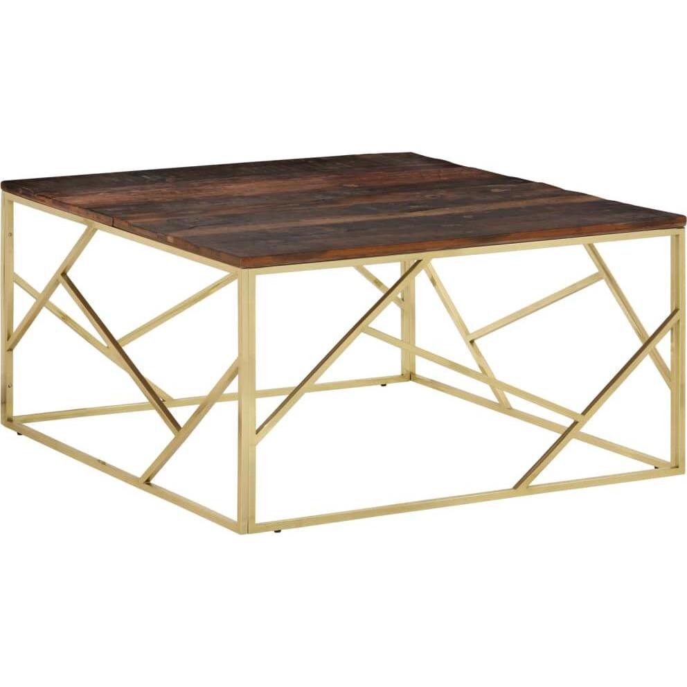 VidaXL, Couchtisch + Beistelltisch, Keefe (100 x 100 x 50 cm)