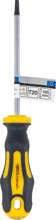 Actual product image BGS Screwdriver T-Star (for Torx) T20 Blade Length 100 mm