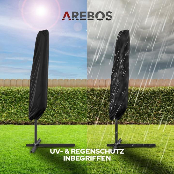 Produktbild Arebos Sonnenschirm mit LED (3 m)