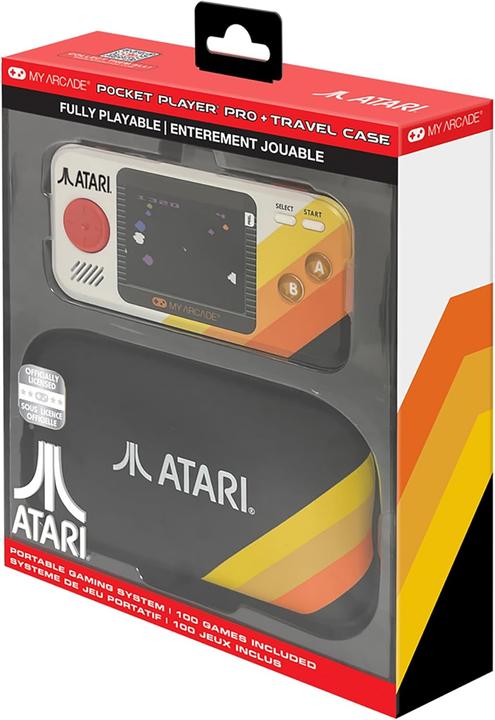 Produktbild MyArcade My Arcade DGUNL-7146 Atari Pocket Player Pro Portable Game System with Carry Case