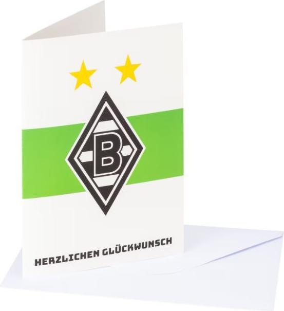 Actual product image Borussia Mönchengladbach Borussia M'Gladbach Geburtstagskarte "Raute"