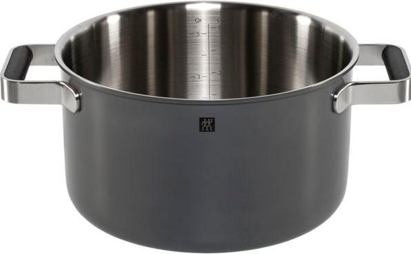 Produktbild Zwilling 5tlg. Pure Kochgeschirrset Grau (24 cm, Pfannenset + Topfset, Edelstahl)