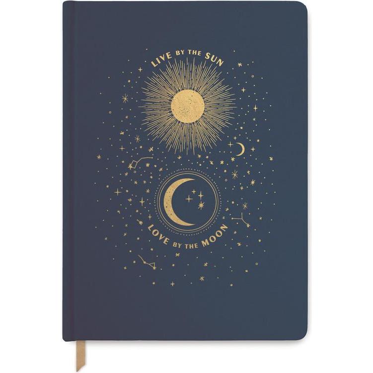 Designworks, Heft + Block, Live By The Sun (19 x 26 cm, Liniert, Harter Einband)