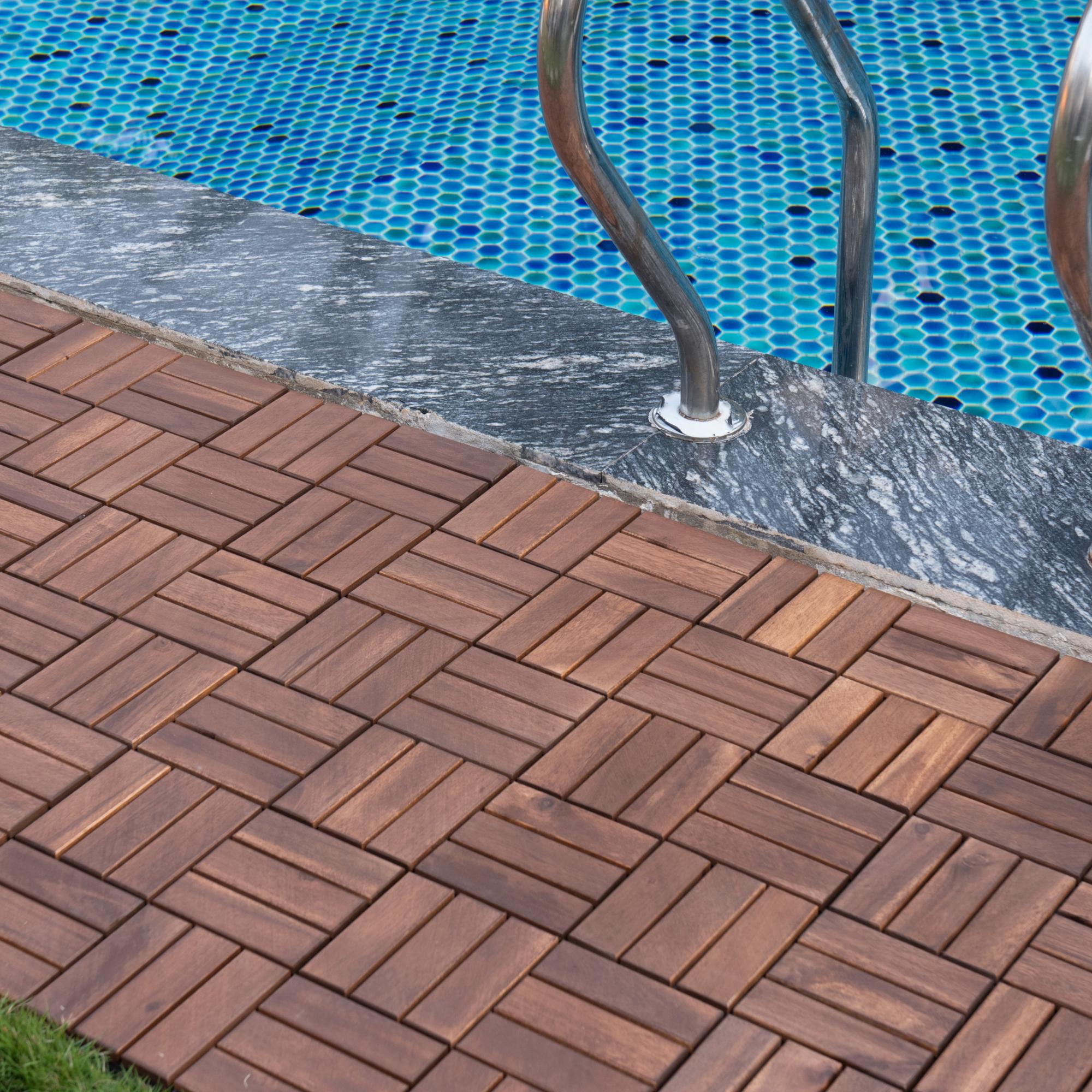 Casa.Pro, Gartenbodenbelag, Alliste (10 x, 30 x 30 cm)
