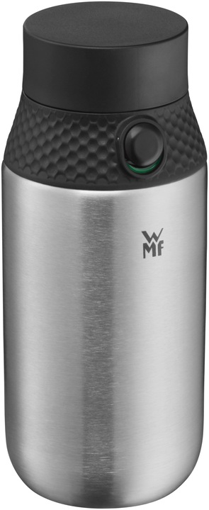 Actual product image WMF Drinking bottle Cromargan 0.5 l, Black Silver (0.50 l)