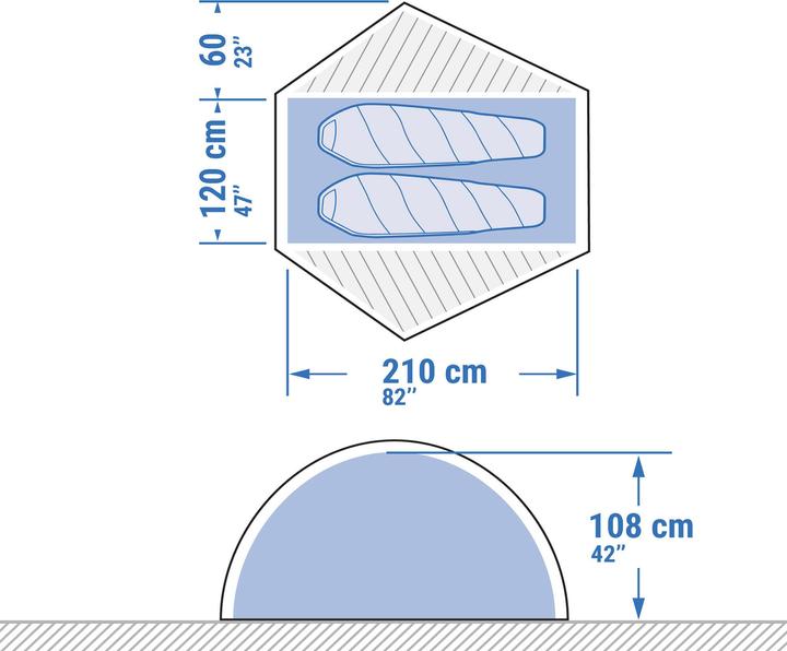 Image du produit Simond MT500 (Tente igloo, 2.60 kg, 2 personnes)