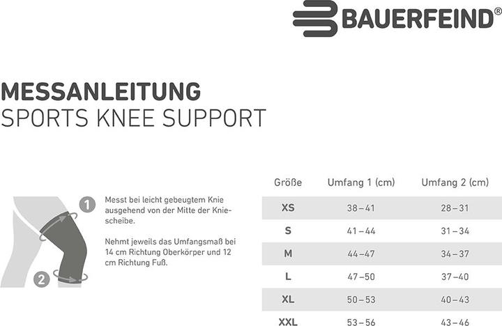 Actual product image Bauerfeind Sports Knee Support (L)