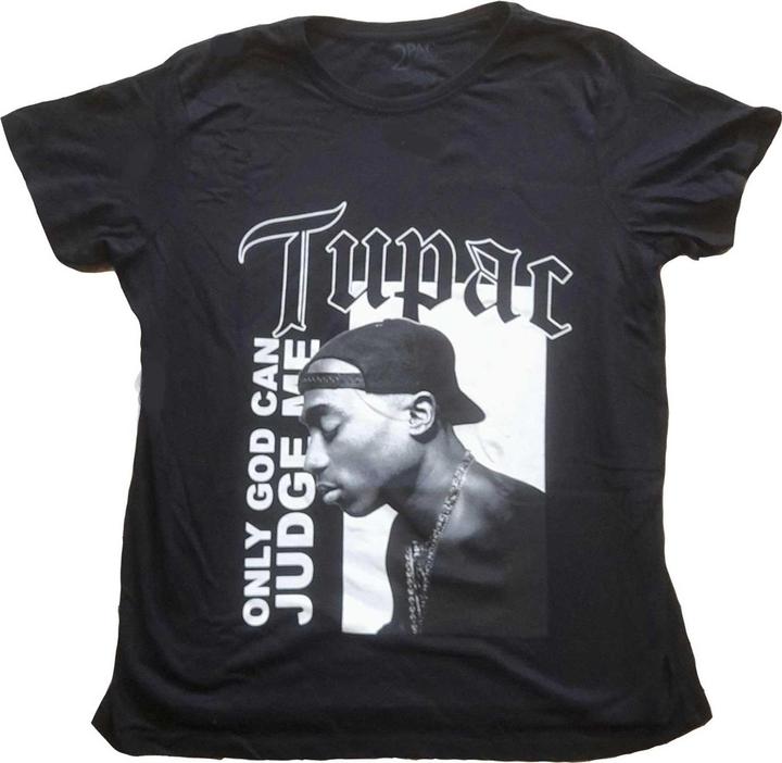 Immagine prodotto Tupac Shakur Maglietta in cotone da donna/donna Solo Dio può giudicarmi (44)