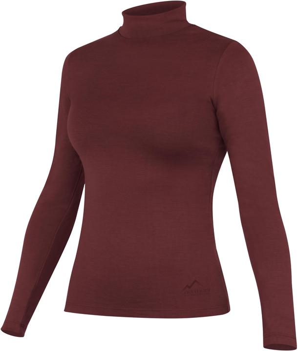 Actual product image Normani Ladies' merino longsleeve with stand-up collar "Romsey" - 9561 (M)