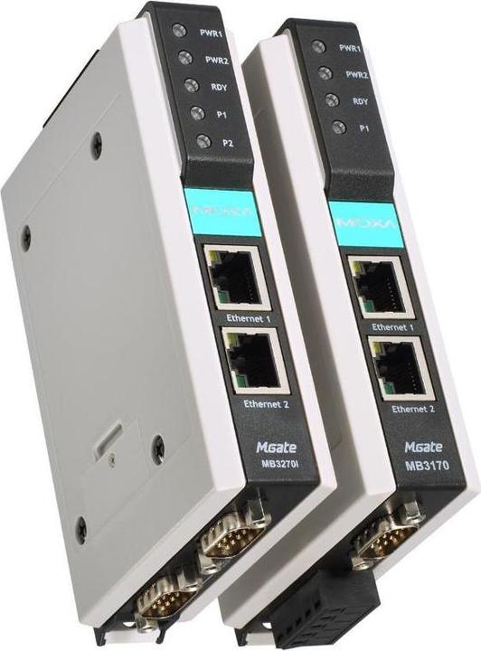 Immagine prodotto Moxa MGATE MB3170-M-SC - Moderno gateway Modbus con 1 porta e 1 100BaseF(X)
