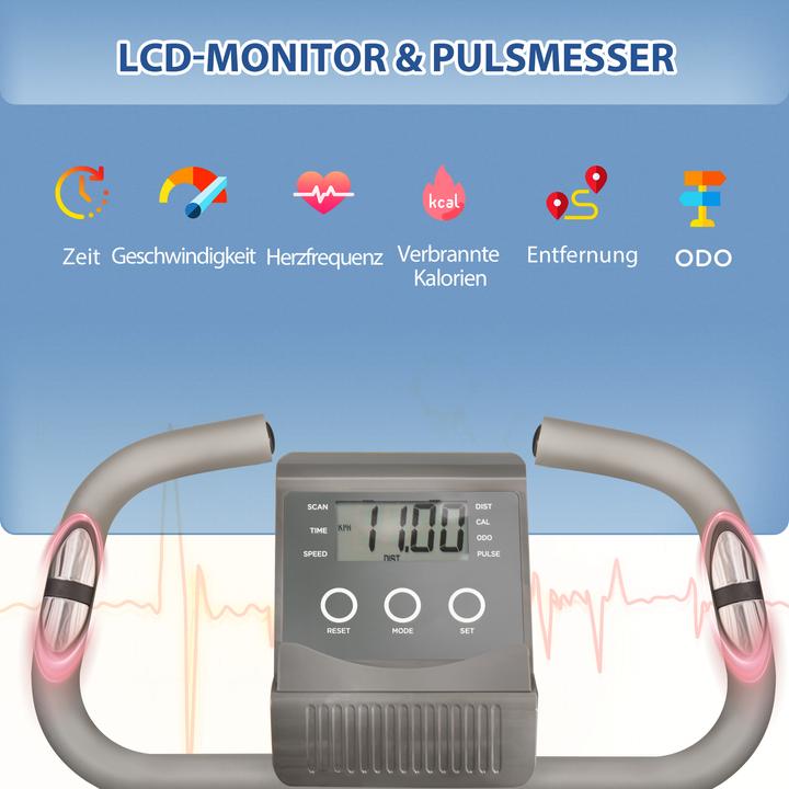 Actual product image Homcom Bike trainer with LCD display