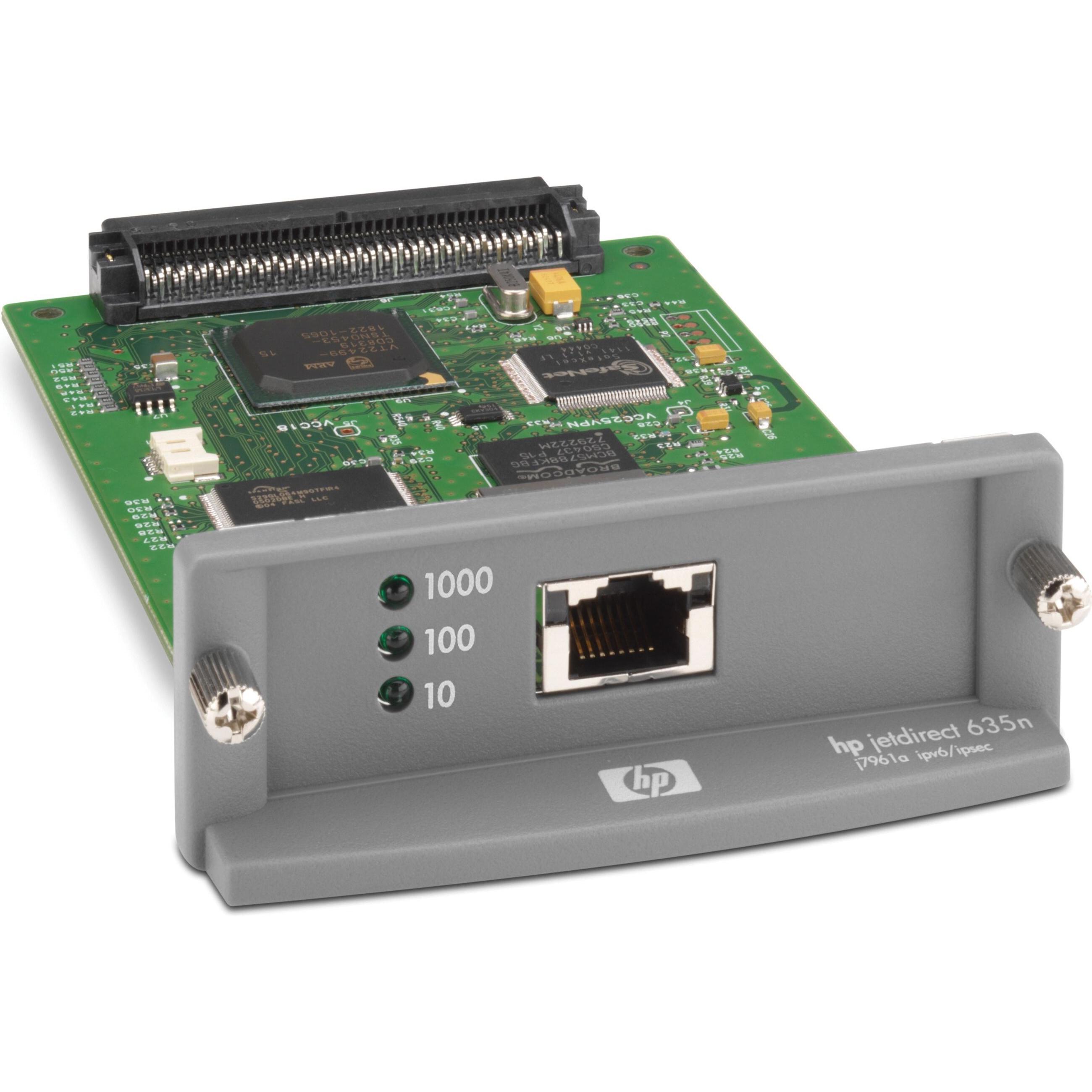 Thumbnail - HP JetDirect 635N Gigabit Ethernet, RJ45, Druckerserver