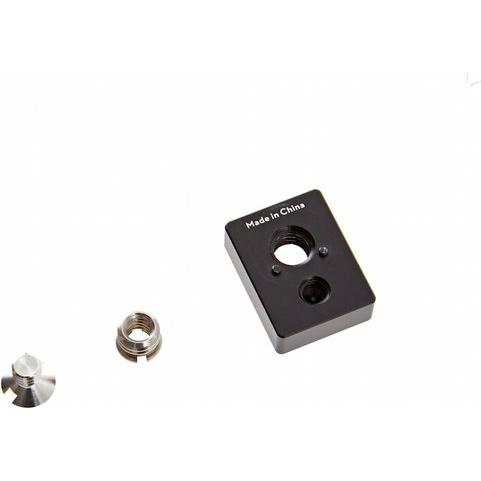 DJI 1/4" & 3/8" Mounting Adapter (Drohnen Displayschutz), Drohne Zubehör, Schwarz