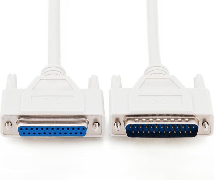 Productafbeelding Digitus ASSMANN Datatransfer verlengkabel D-Sub25 St/Bu 2,0m serieel/parallel gegoten be (2 m)