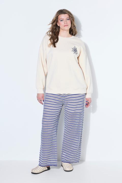 Produktbild Studio Untold Sweatshirt, oversized, Stick und Rückenprint (60)