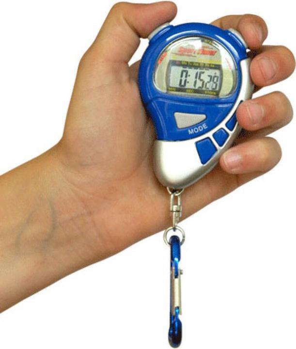 Johntoy Sport active stopwatch, carabiner