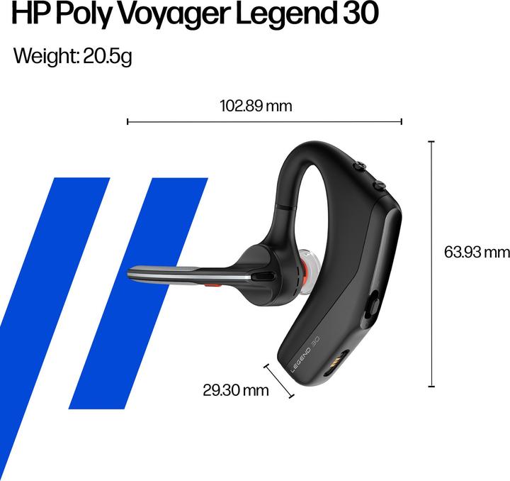 Productafbeelding Poly Vl 30 Headset Emea - Intl (Draadloze)