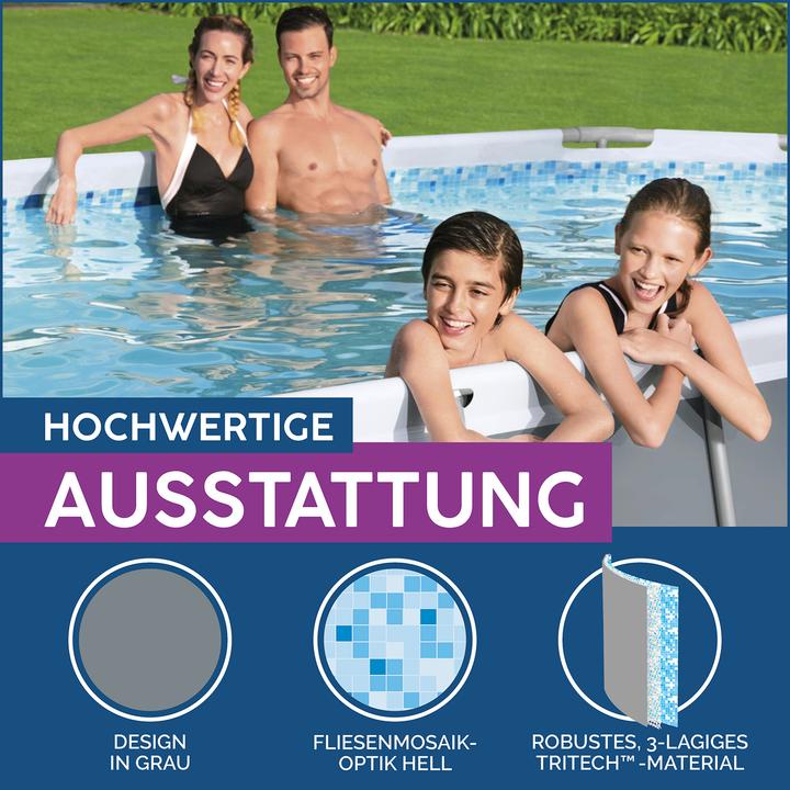 Actual product image Bestway Oval Frame Pool Set (549 x 274 x 122 cm)