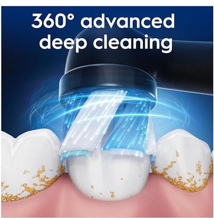 Productafbeelding Oral-B Oral B - iO Series Ultimate Clean Black Replacement Brush Heads - Black - 8 count (8 x)