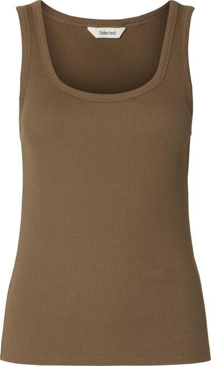 Produktbild Selected Rippmuster Baumwoll Tanktop (L)
