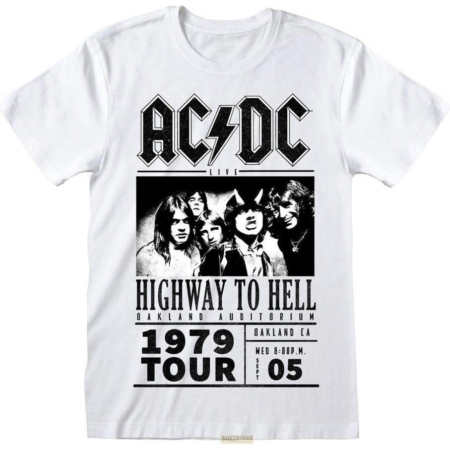Heroes Inc, Shirt, AC/DC T-Shirt Highway To Hell 1979 Tour White Grösse L, Weiss, (L)