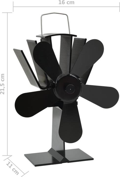 Produktbild vidaXL Ofenventilator