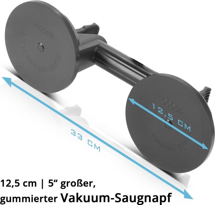 Produktbild Stahlwerk Doppel-Saugheber mit 135 kg Tragkraft und 2 x 12,5 cm | 5“ Durchmesser (135 kg)