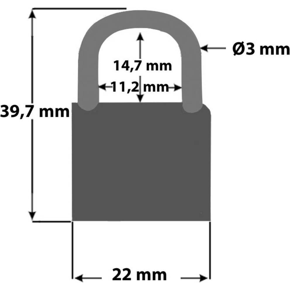 Thumbnail - Security Plus, Vorhängeschloss, Vorhängeschloss 4er Set V 22-4