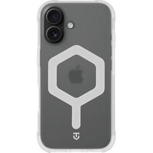 Tactical MagForce Hexagon-Schutzhülle für Apple iPhone 16 T-Weiss (Apple iPhone 16), Cover smartphone, Bianco