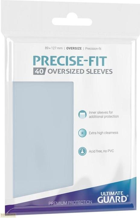Actual product image Ultimate Guard UGD010449 - Precise-Fit 40 Kartenhüllen Übergrösse, transparent