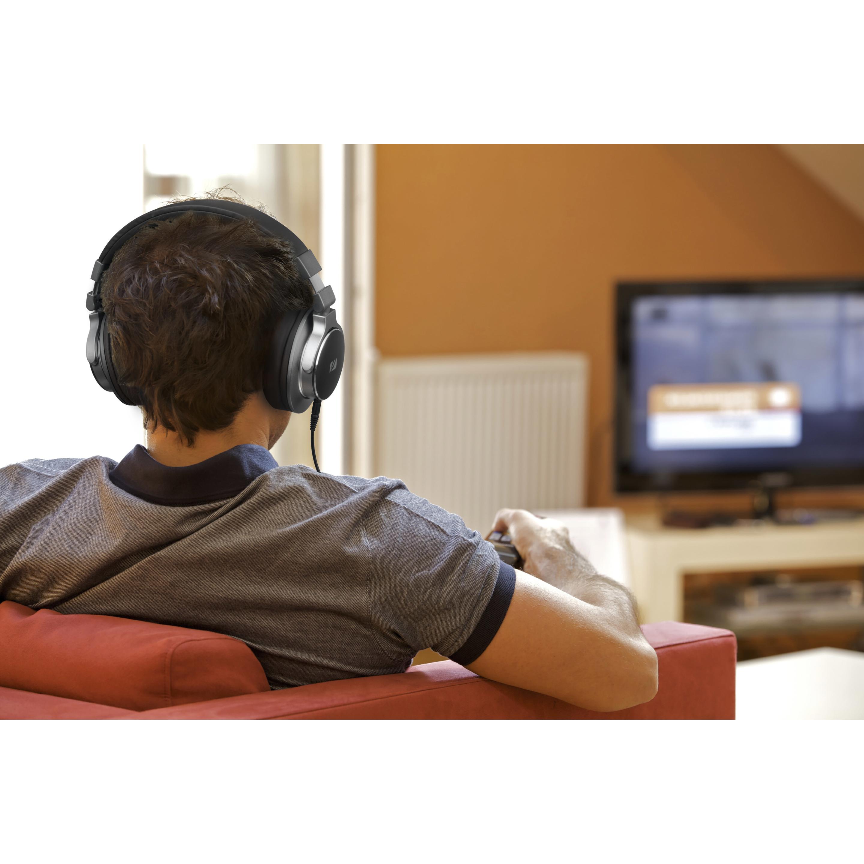 Thumbnail - Muse M-275 CTV (keine Geräuschunterdrückung, Kabelgebunden), Kopfhörer, Schwarz