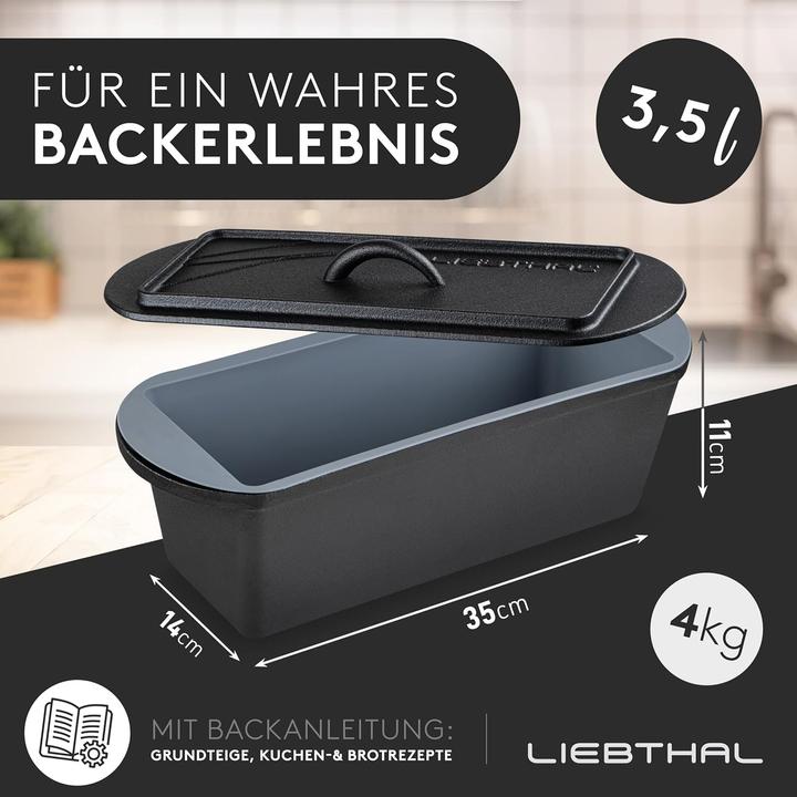 Actual product image Liebthal Brotbackform mit Deckel