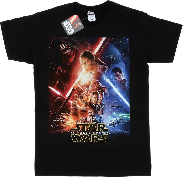 Produktbild Star Wars Force Awakens Poster TShirt (XL)
