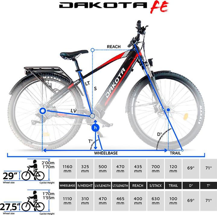 Produktbild Urbanbiker Dakota FE 29" | Mountainbike E-Bike | 200KM Reichweite
